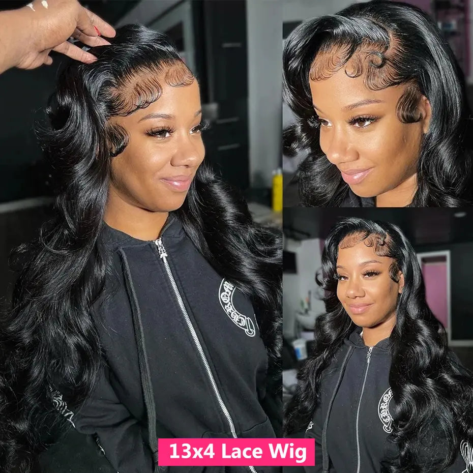Slay All Day | Body Wave Glueless HD Lace 13x6 Frontal Wig Pre-Cut