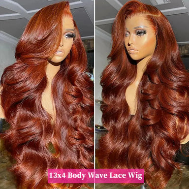 Slay All Day | Ginger Straight Glueless HD Lace 13x4 Frontal Wig