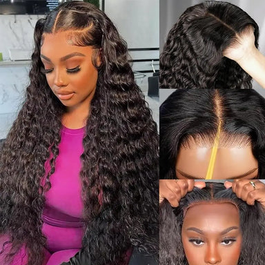 Fresh Install | Deep Wave Glueless HD Lace Lace Closure Wig Pre-Cut