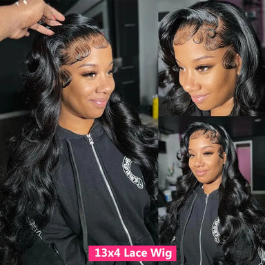 Melted Hair 180% Density Body Wave Wig Glueless 13x6 Frontal Wig — Pre-Plucked