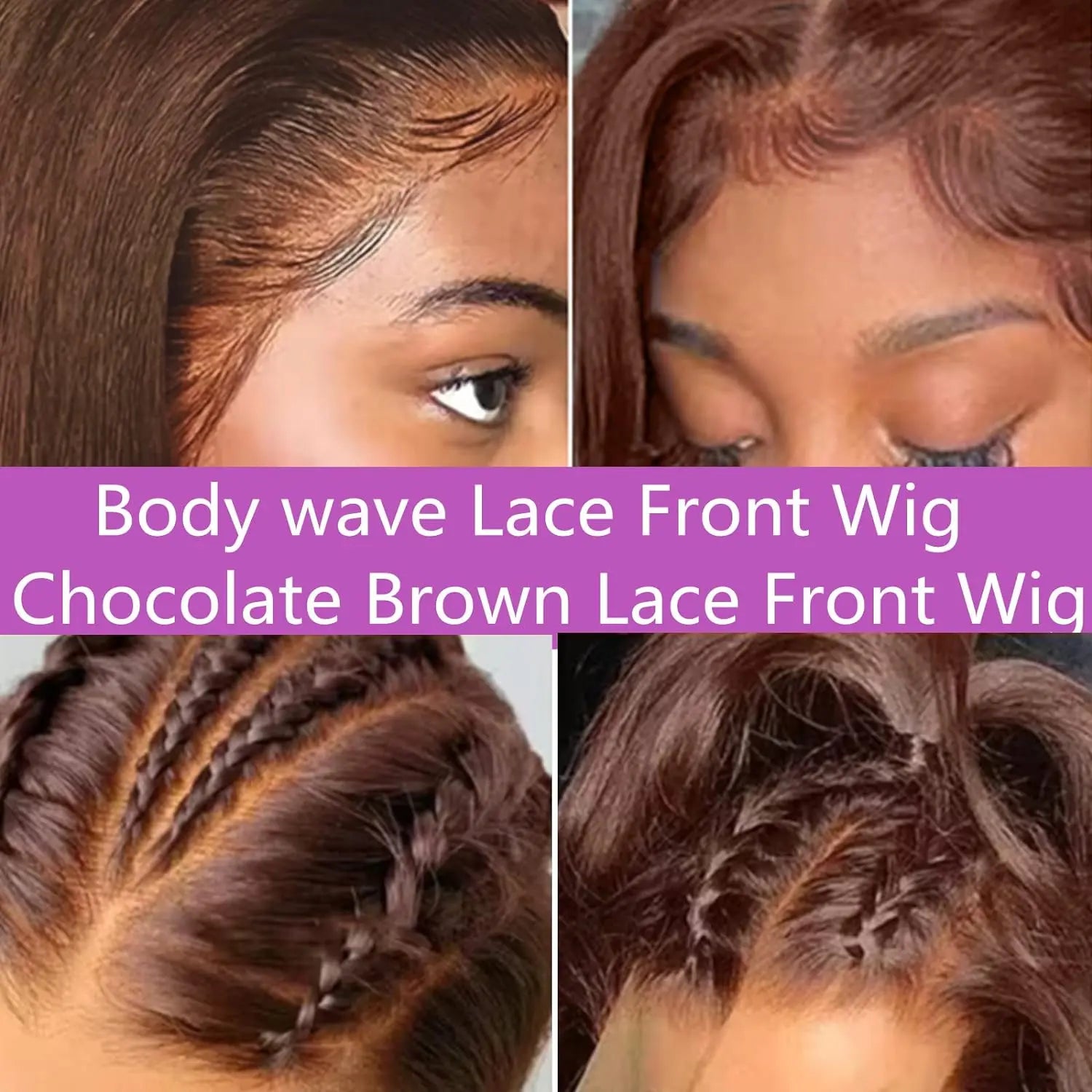 Throw On & Go | Brown Body Wave Glueless HD Lace 13x6 Frontal Wig