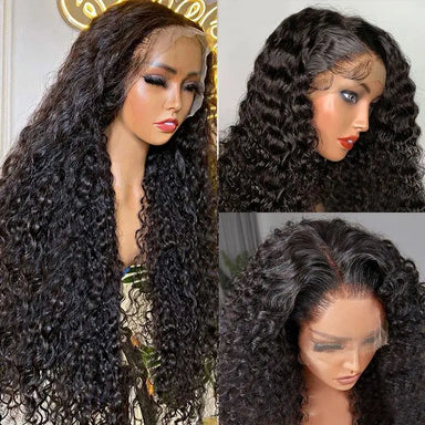 Melted Hair 180% Density Water Wave Wig Glueless 13x6 Frontal Wig — Style 4