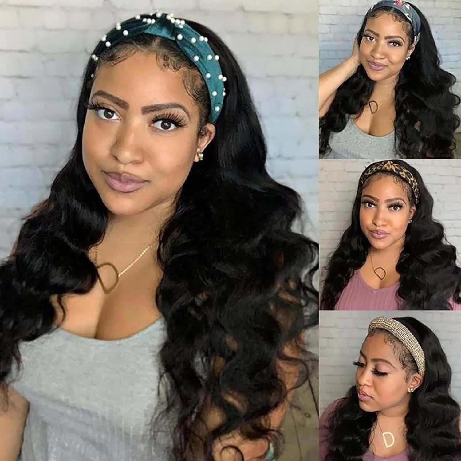 Easy Everyday | Highlight Body Wave No-Lace Glueless Headband Wig