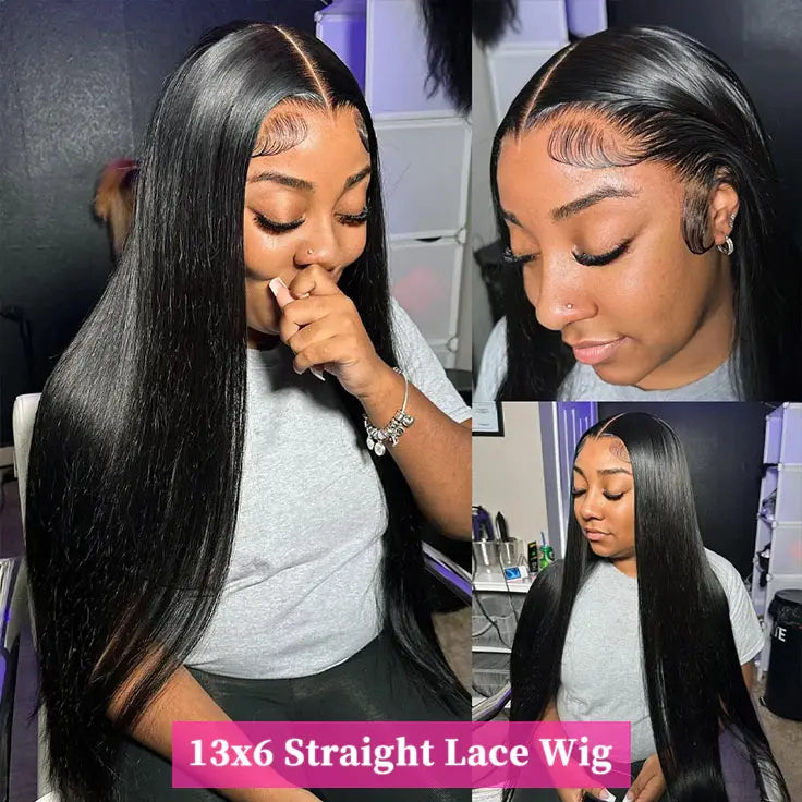 Slay All Day | Straight Glueless HD Lace 13x4 Frontal Wig