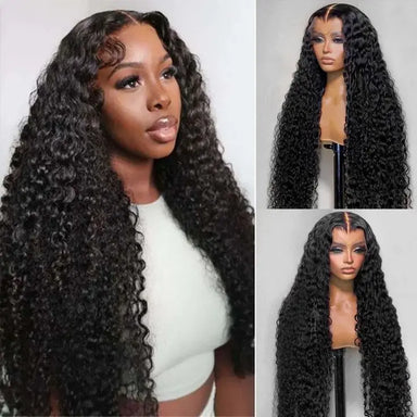 Melted Hair 180% Density Jerry Curly Wig Glueless 13x4 Frontal Wig