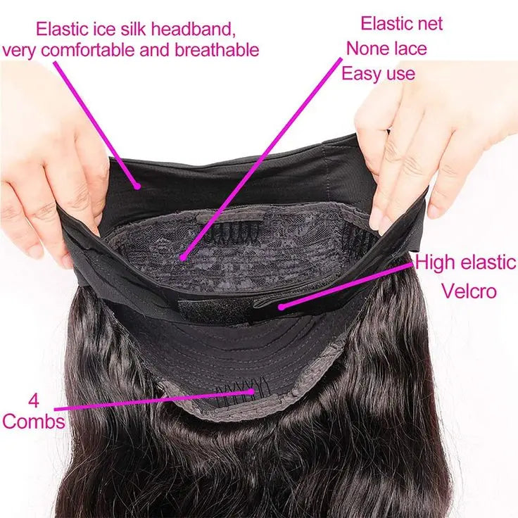 Easy Everyday | Highlight Body Wave No-Lace Glueless Headband Wig
