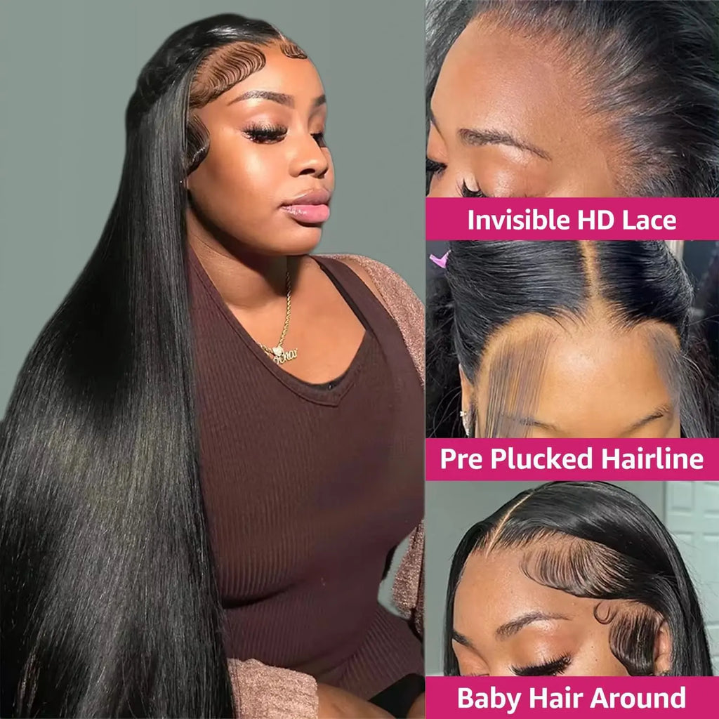 Wear & Go | Straight Glueless HD Lace Lace Closure Wig Pre-Cut