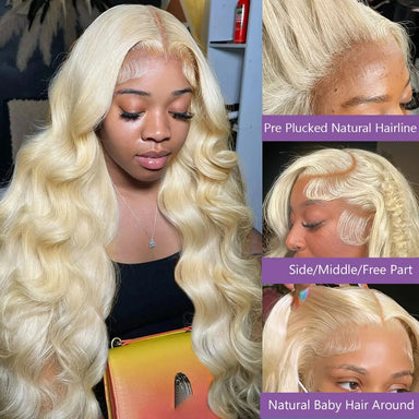 Easy Everyday | 613 Blonde Body Wave No-Lace Glueless Half Wig