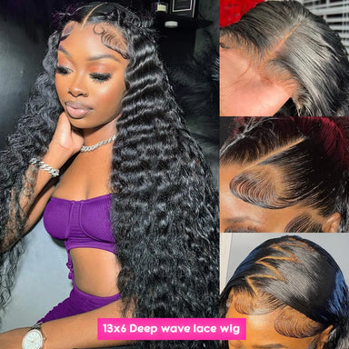 Wear & Go | Deep Wave Glueless HD Lace 13x6 Frontal Wig