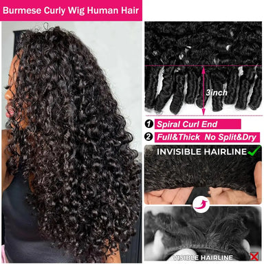 Easy Everyday | Curly No-Lace Glueless Half Wig
