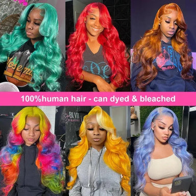 Melted Hair 180% Density Blonde 613 Body Wave Wig Glueless 13x6 Frontal Wig — Drawstring Cap