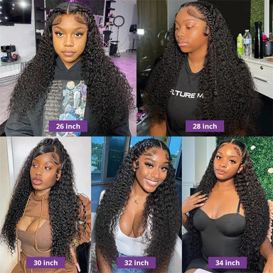 Effortless Glam | Deep Wave Glueless HD Lace 13x6 Frontal Wig