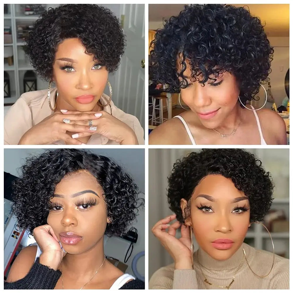 Slay All Day | Curly Glueless HD Lace 13x4 Frontal Wig