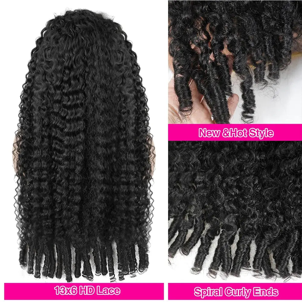Slay All Day | Curly Glueless HD Lace 13x6 Frontal Wig Pre-Cut