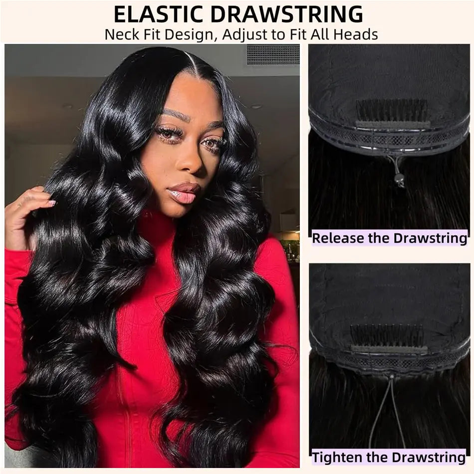 Melted Hair 180% Density Body Wave Wig Glueless 13x4 Frontal Pre-Cut Lace Wig
