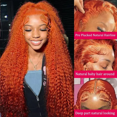 Slay All Day | Ginger Deep Wave Glueless HD Lace 13x6 Frontal Wig