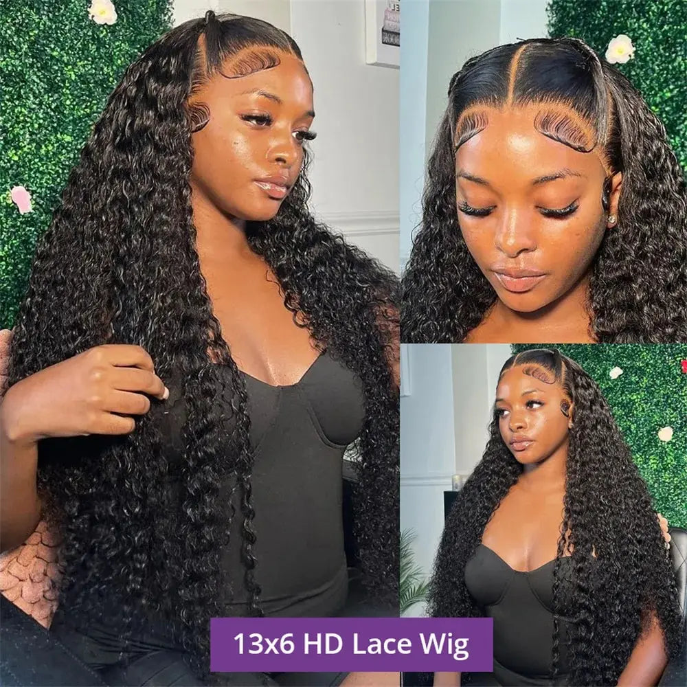 Throw On & Go | Deep Wave Glueless HD Lace 13x4 Frontal Wig