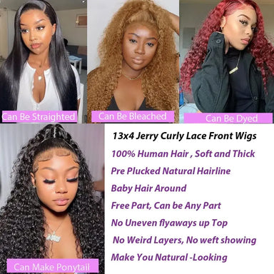 Ready To Wear | Curly Glueless HD Lace Lace Front Wig