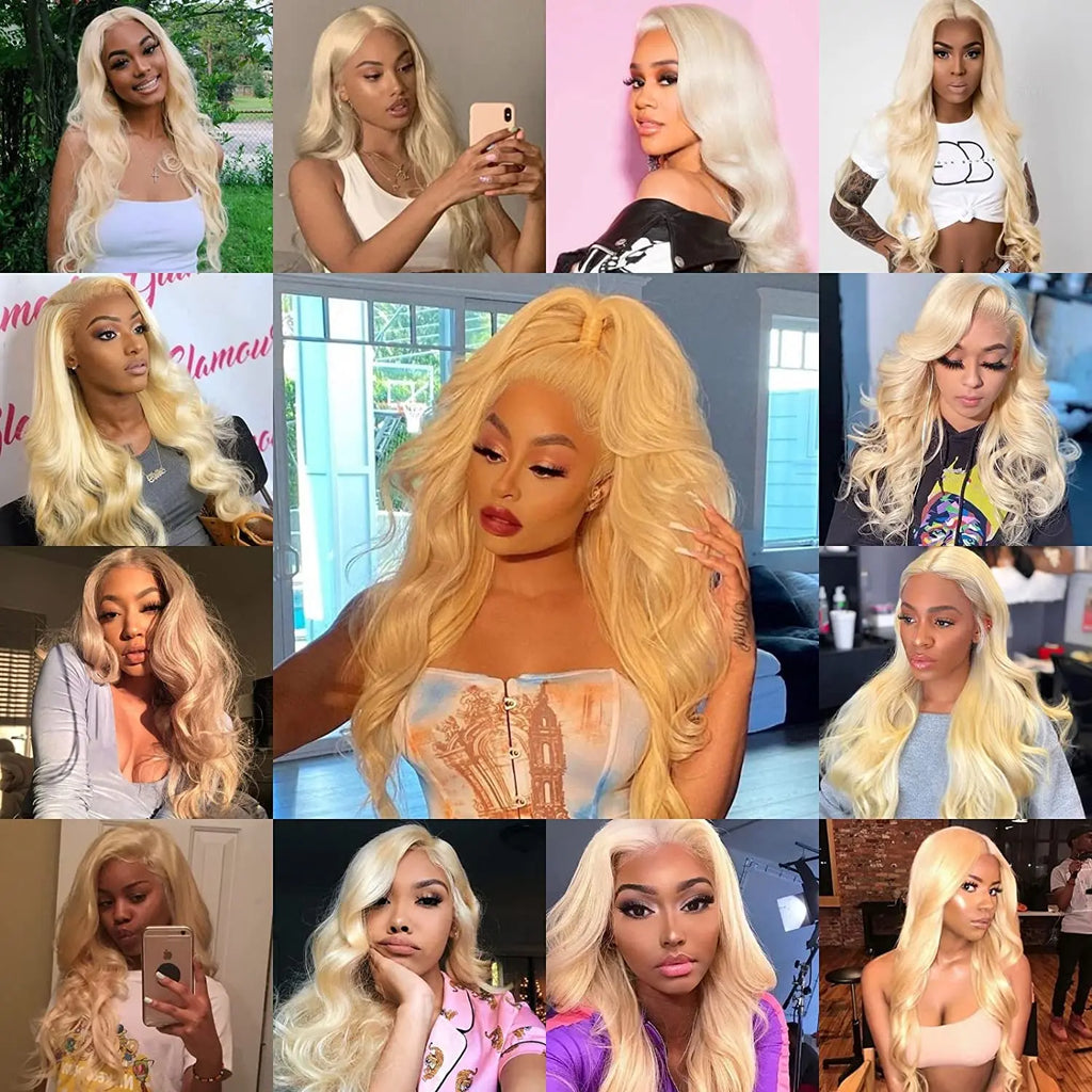 3 Second Install | 613 Blonde Body Wave No-Lace Glueless Half Wig