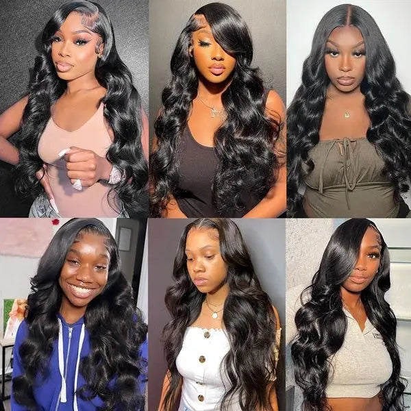 Melted Hair 180% Density Body Wave Wig Glueless 360 Lace Wig