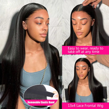 Slay All Day | Straight Glueless HD Lace 13x4 Frontal Wig
