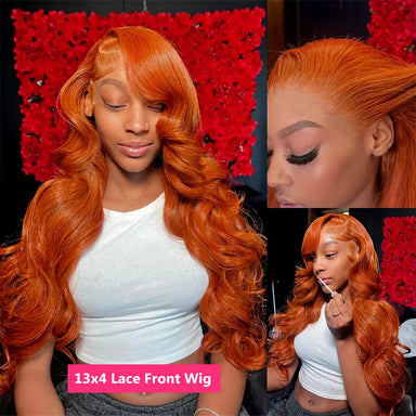 Effortless Glam | Ginger Straight Glueless HD Lace 13x4 Frontal Wig