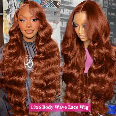 Melted Hair 180% Density Brown Body Wave Wig Glueless 13x6 Frontal Wig — Pre-Plucked