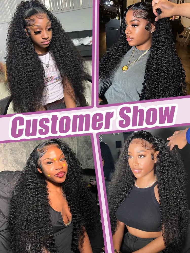 Throw On & Go | Kinky Curly Glueless HD Lace Lace Front Wig