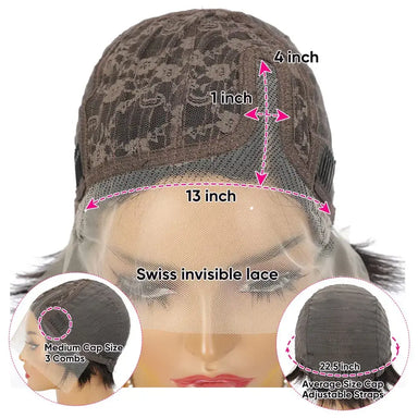 Melted Hair Jerry Curly Wig Glueless 13x4 Frontal Wig