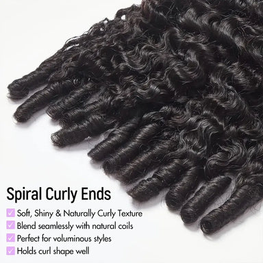 Melted Hair 180% Density Curly Wig Glueless V-Part Wig