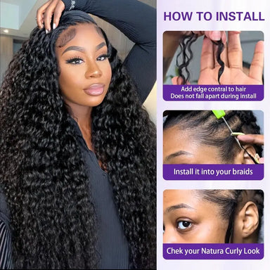 Curly Crochet Braiding Hair Extensions — 100% Human Hair