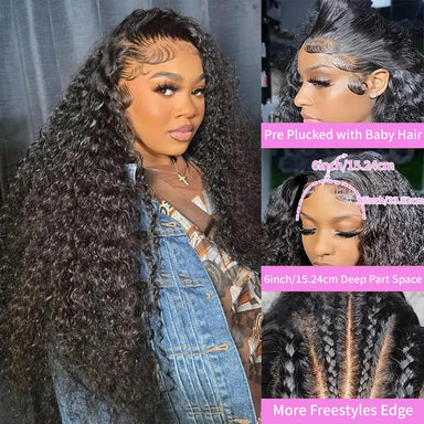Wear & Go | Deep Wave Glueless HD Lace 13x6 Frontal Wig