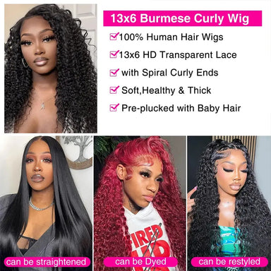 Fresh Install | Curly Glueless HD Lace 13x6 Frontal Wig Pre-Cut