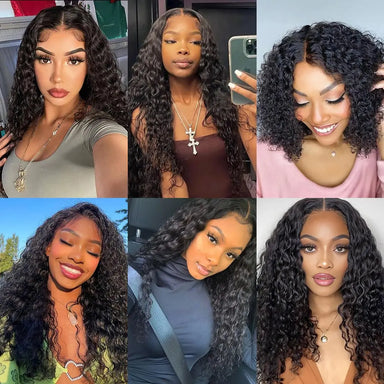 Effortless Glam | Deep Wave Glueless HD Lace 13x6 Frontal Wig Pre-Cut