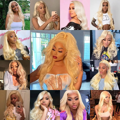 3 Second Install | 613 Blonde Body Wave No-Lace Glueless Half Wig