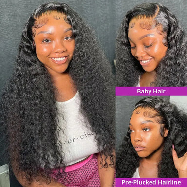 Slay All Day | Kinky Curly Glueless HD Lace 13x4 Frontal Wig Pre-Cut