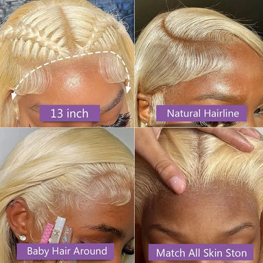 Easy Everyday | 613 Blonde Body Wave No-Lace Glueless Half Wig