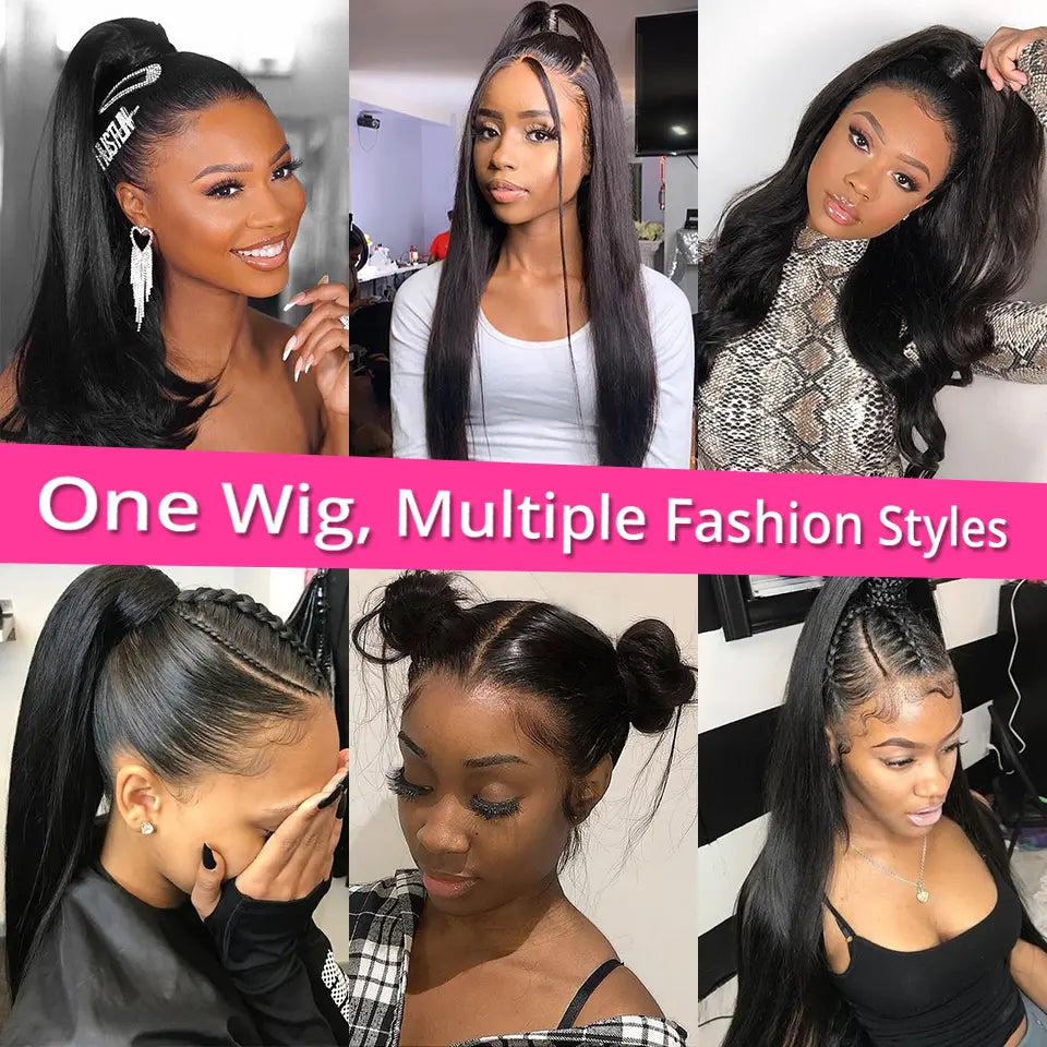 Wear & Go | Straight Glueless HD Lace 360 Lace Wig