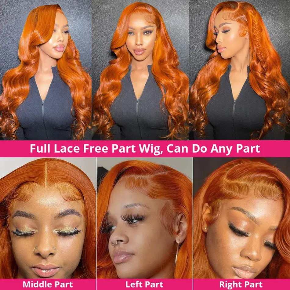 Throw On & Go | Ginger Body Wave Glueless HD Lace Lace Front Wig