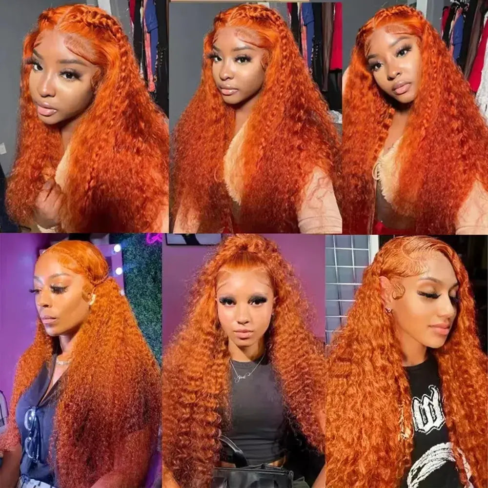 Wear & Go | Ginger Deep Wave Glueless HD Lace 13x6 Frontal Wig