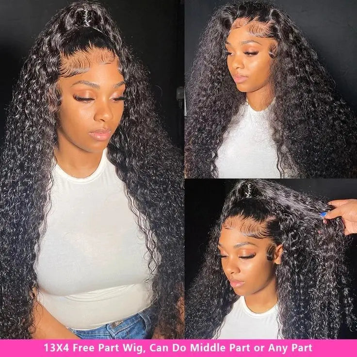 Throw On & Go | Kinky Curly Glueless HD Lace 13x6 Frontal Wig