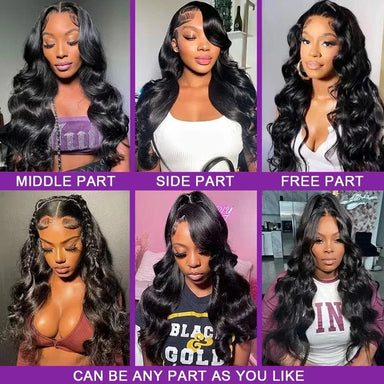 Melted Hair Body Wave Wig Glueless 13x6 Frontal Wig — Style 4