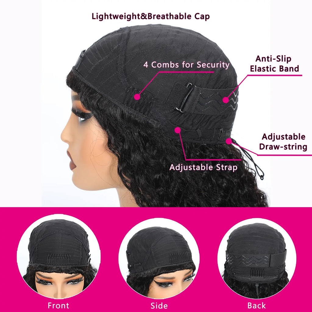 Quick Clip Wig | Curly No-Lace Glueless Half Wig