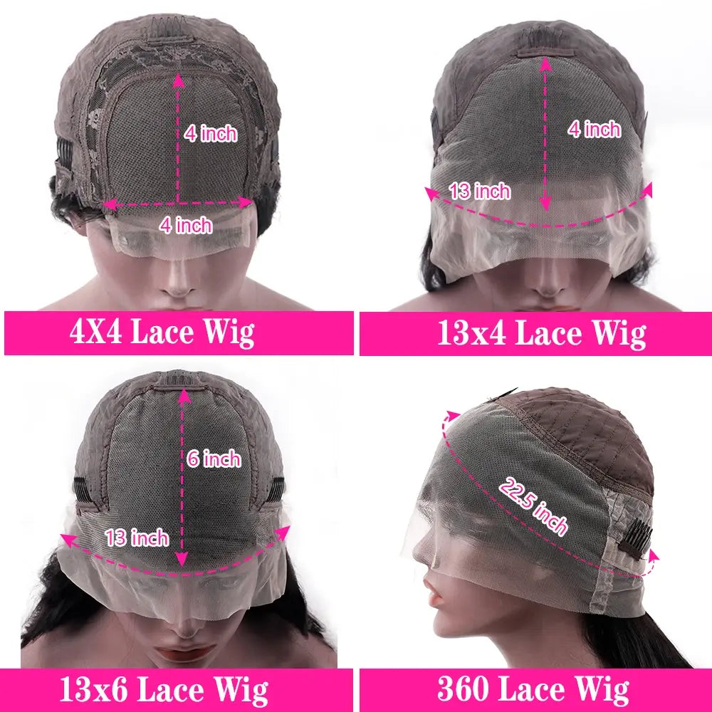 Melted Hair 180% Density Body Wave Wig Glueless 13x6 Frontal Wig