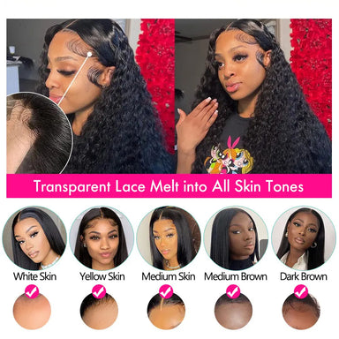 Effortless Glam | Kinky Curly Glueless HD Lace 13x4 Frontal Wig Pre-Cut
