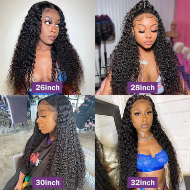 Throw On & Go | Kinky Curly Glueless HD Lace 13x6 Frontal Wig Pre-Cut