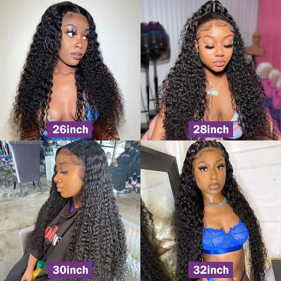 Throw On & Go | Kinky Curly Glueless HD Lace 13x6 Frontal Wig Pre-Cut