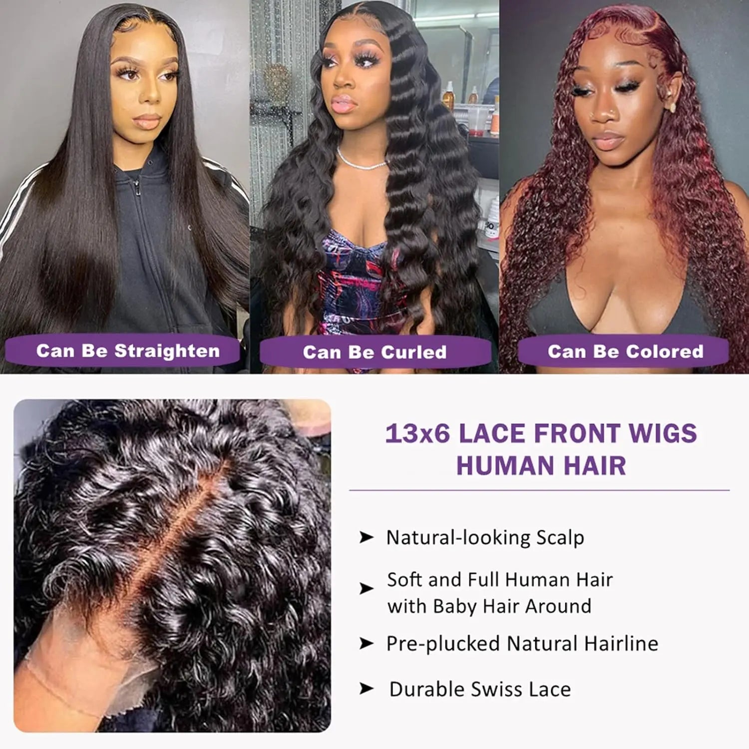 Slay All Day | Brown Deep Wave Glueless HD Lace 13x6 Frontal Wig Pre-Cut