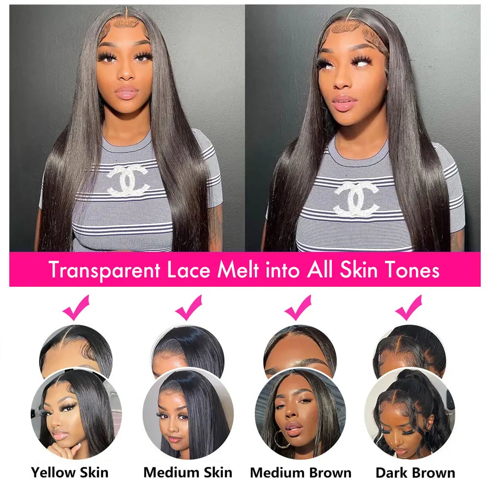 Throw On & Go | Straight Glueless HD Lace 13x6 Frontal Wig