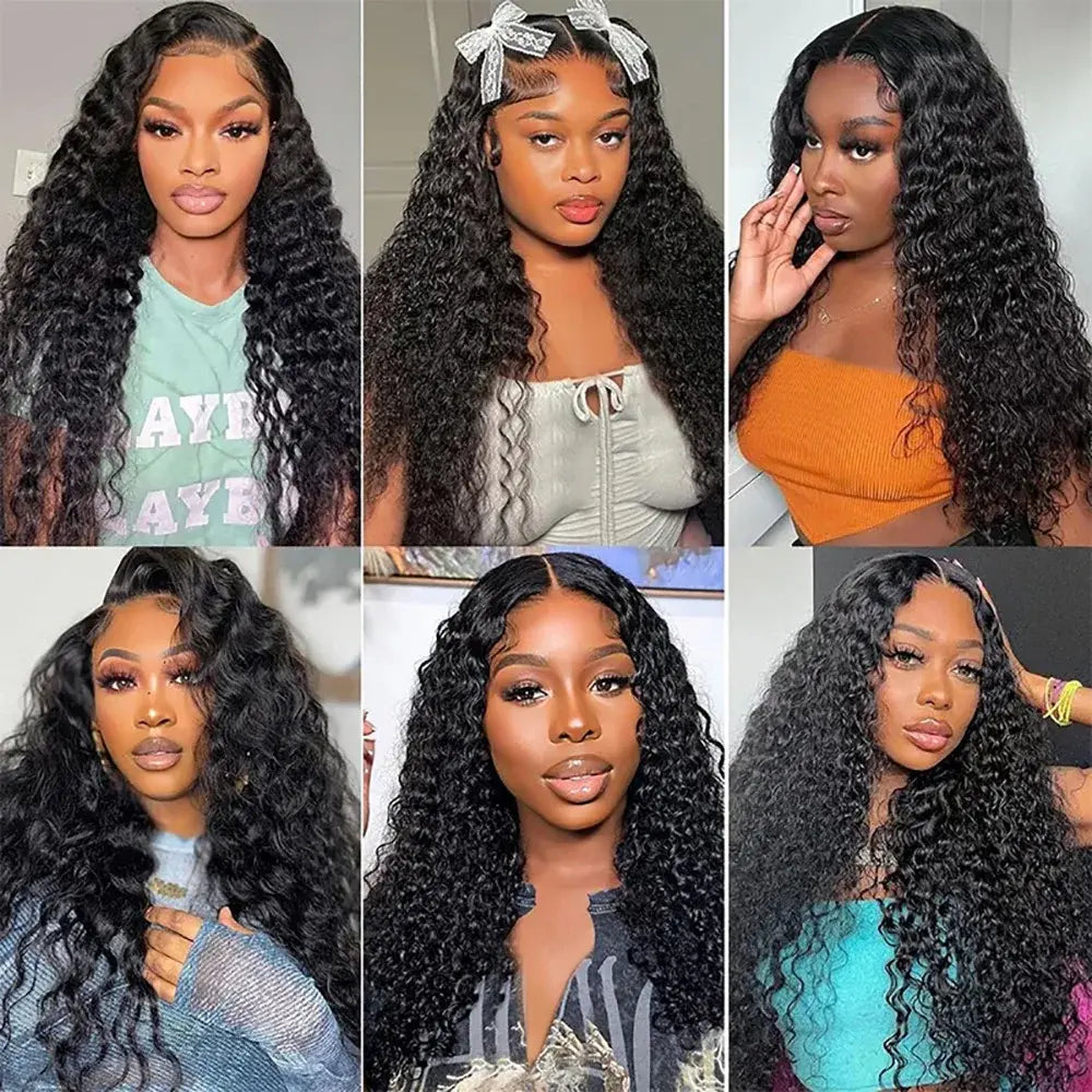 Easy Everyday | Deep Wave No-Lace Glueless Half Wig